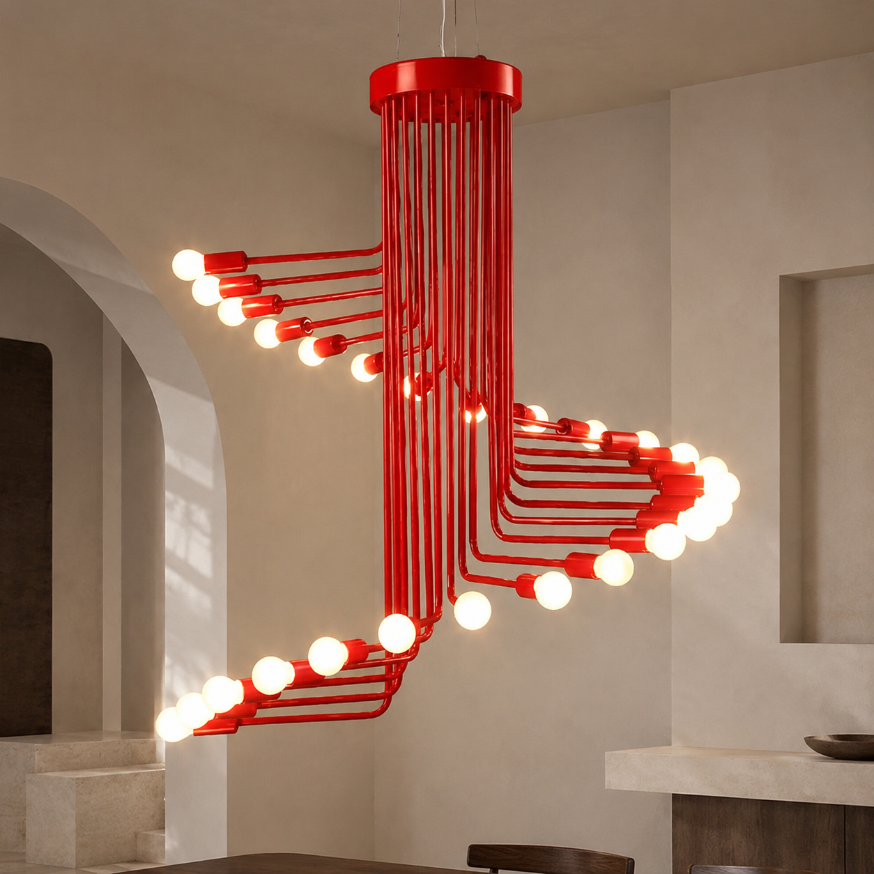 Ava Moderne Scandinavische spiraalkroonluchter