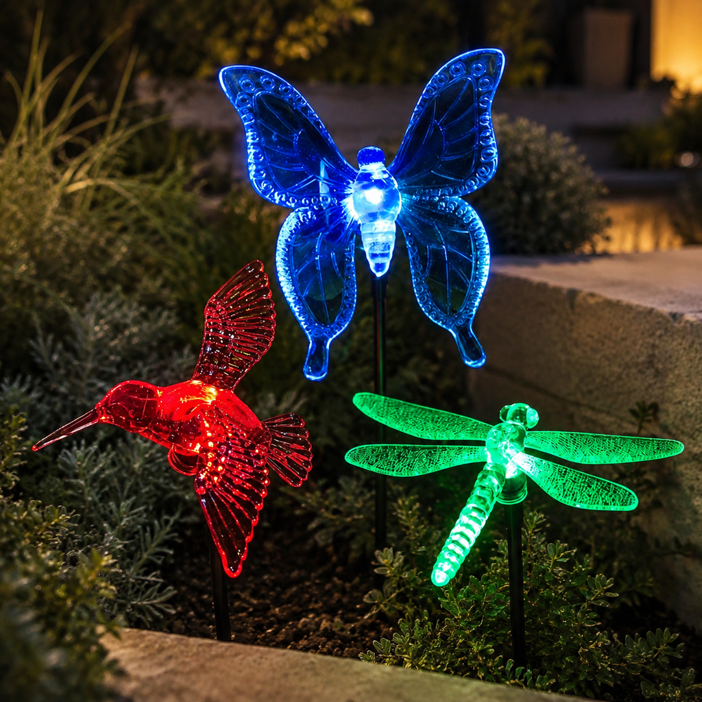 Kleurrijke LED Tuinverlichting