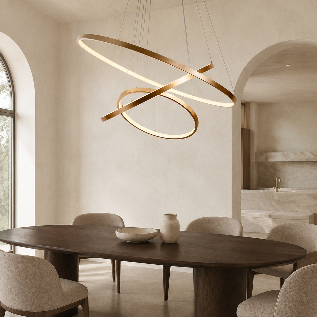 Moderne ronde ringkroonluchter