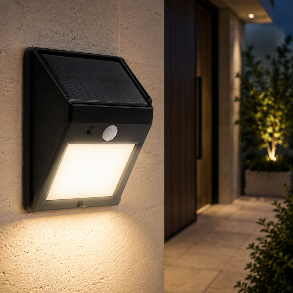Sol Bewegingssensor Buitenlamp op Zonne-energie
