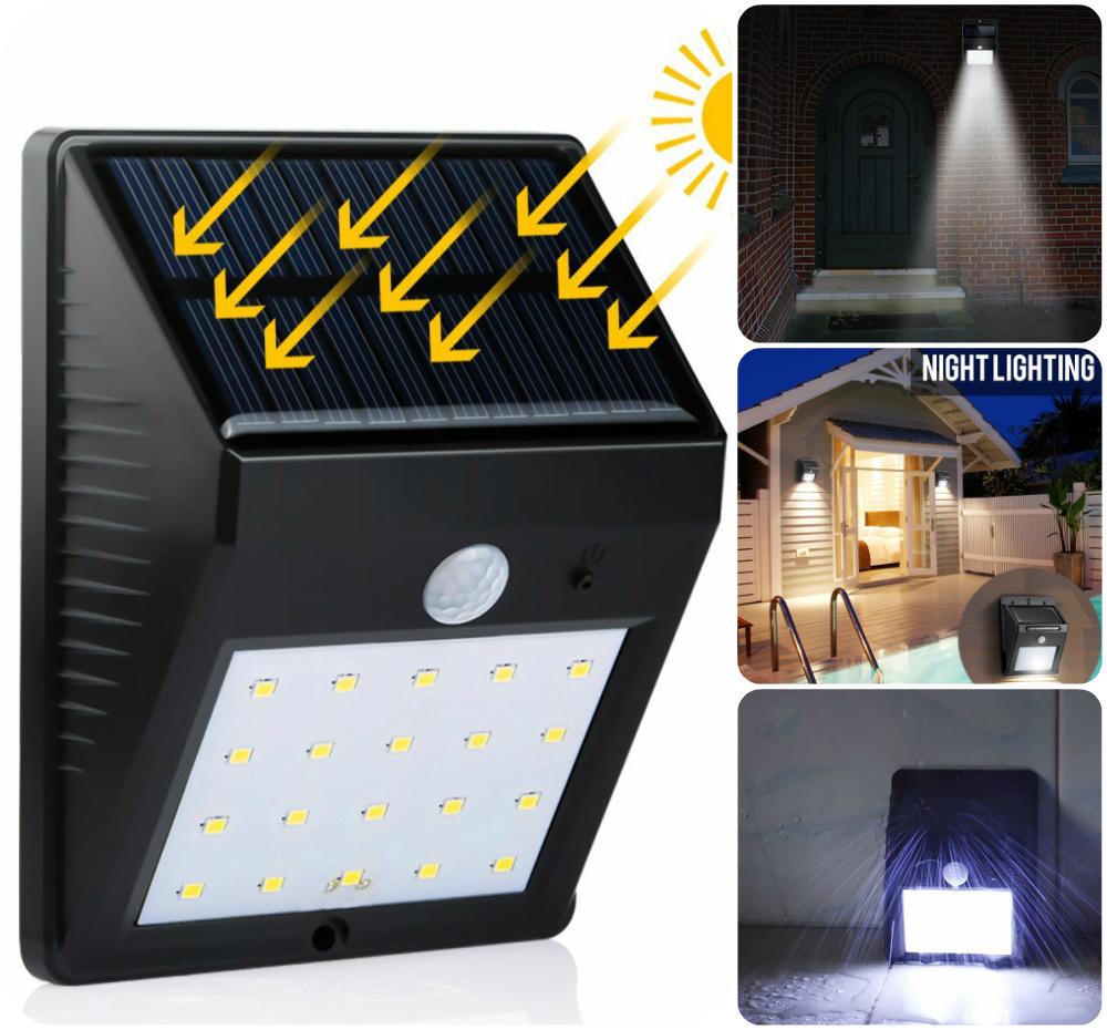 Sol Bewegingssensor Buitenlamp op Zonne-energie