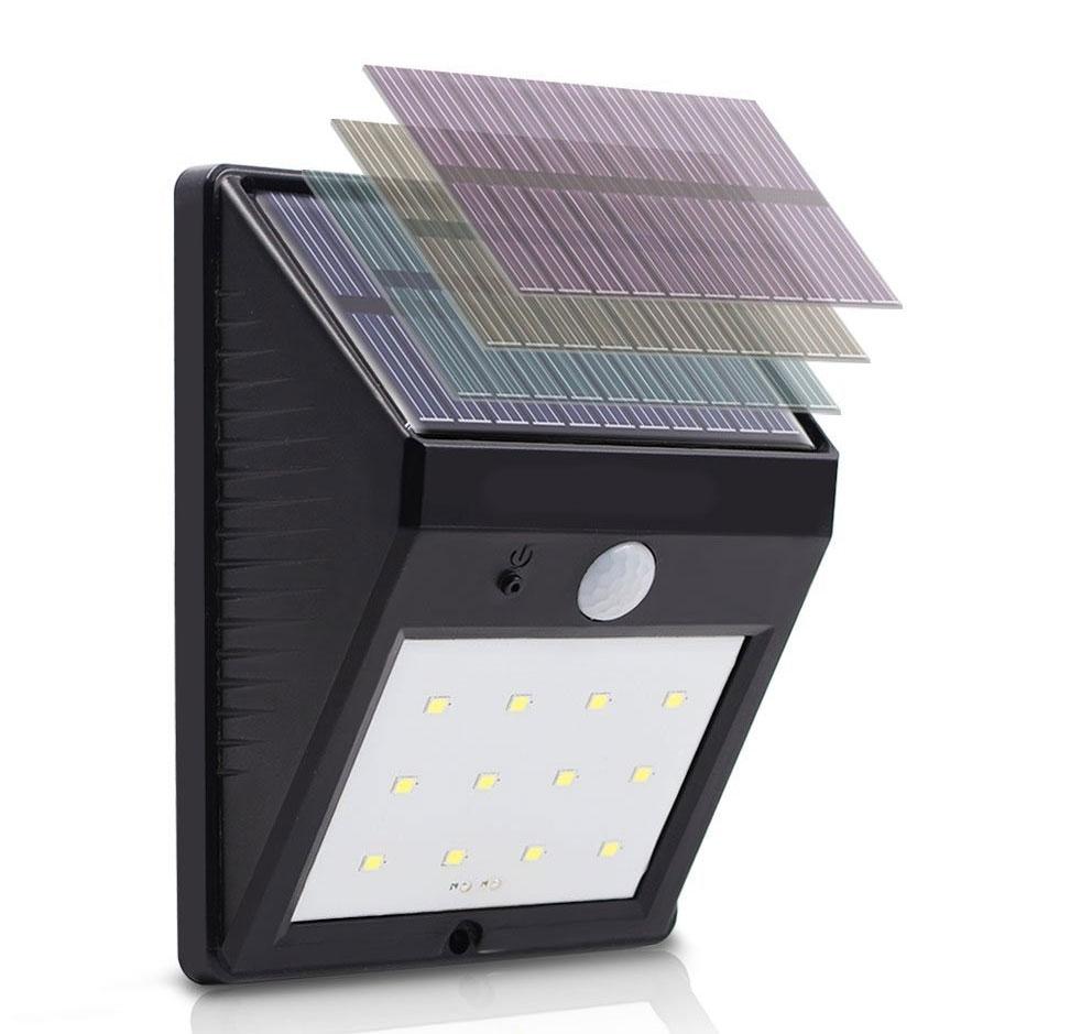 Sol Bewegingssensor Buitenlamp op Zonne-energie