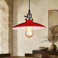 Zelus Vintage Retro Metalen Hanglamp met Kap