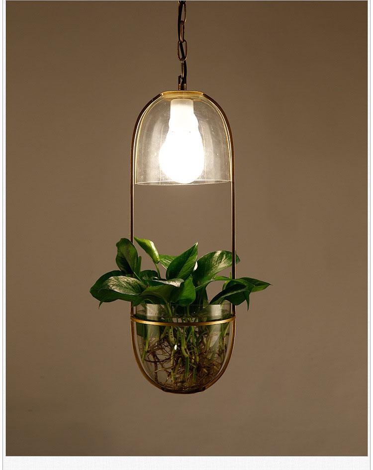Lileas hanglamp met plantenhouder