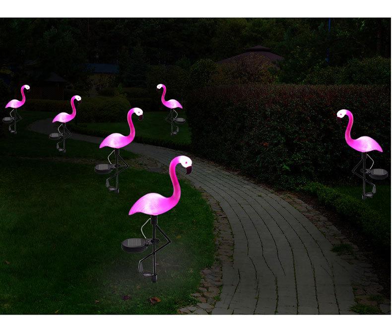 Tuinlamp Flamingo op Zonne-energie