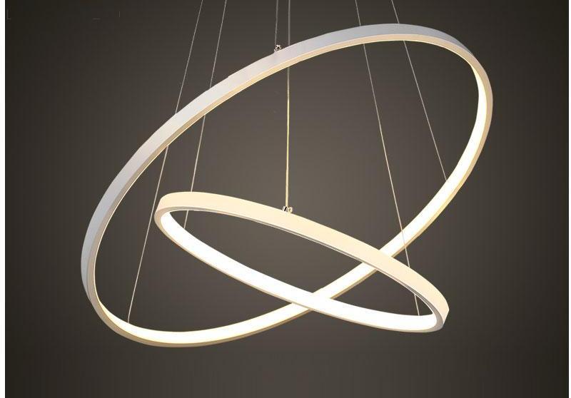 Moderne ronde ringkroonluchter – detailfoto 11