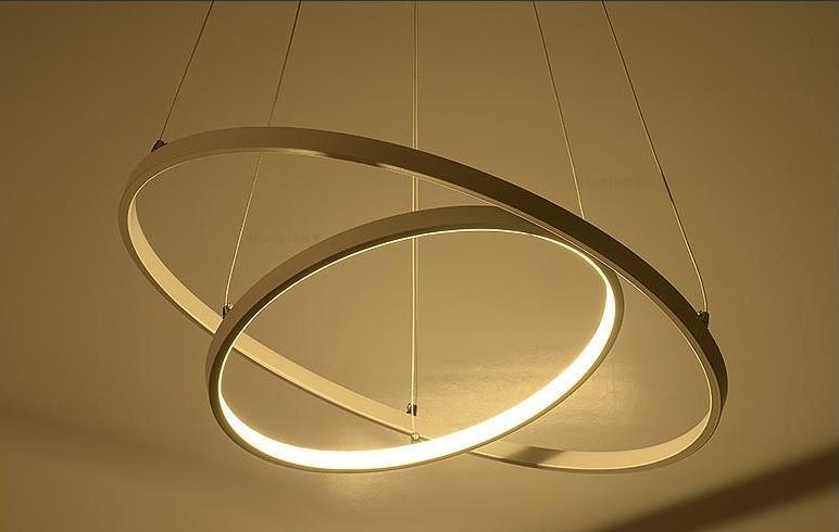 Moderne ronde ringkroonluchter – detailfoto 7