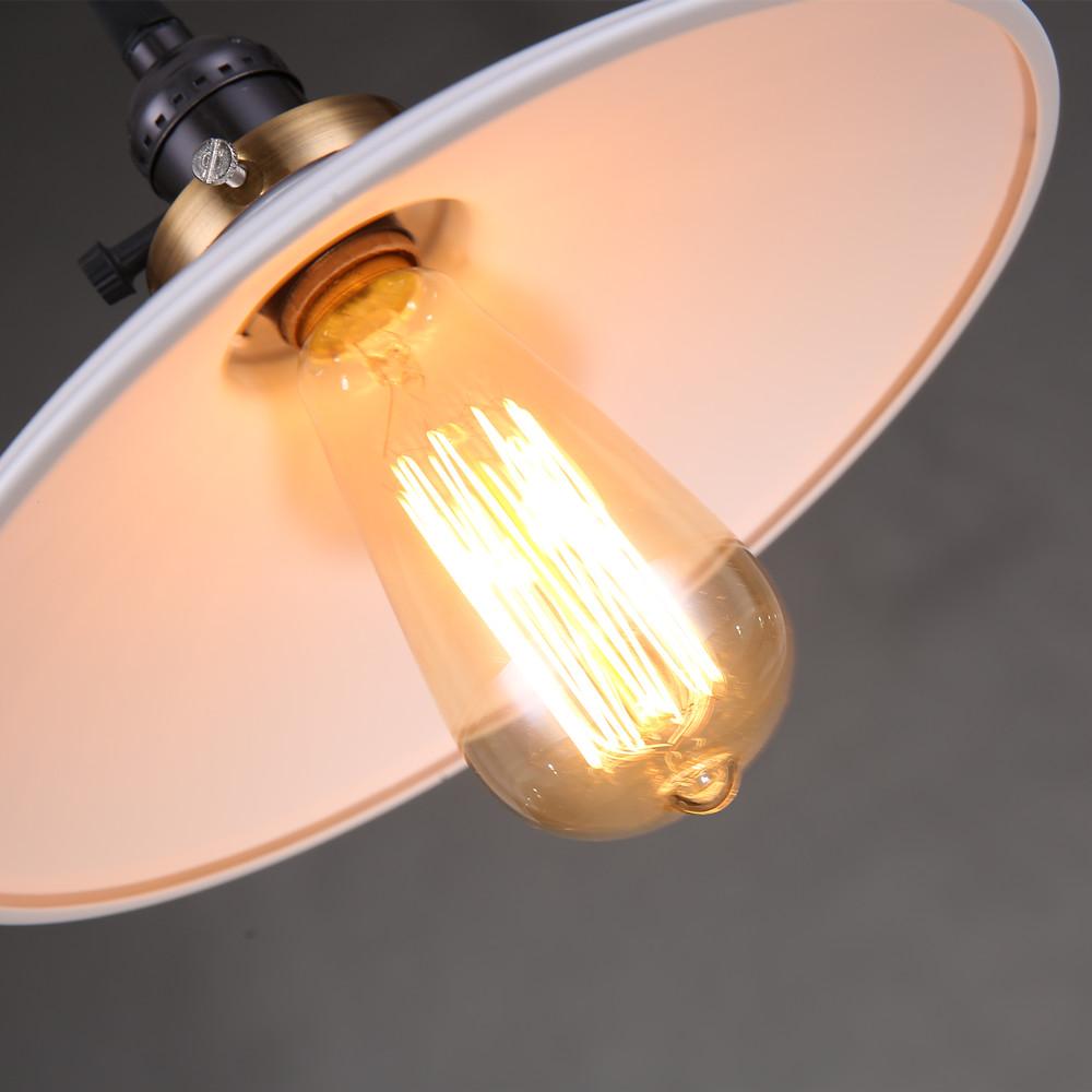 Zelus Vintage Retro Metalen Hanglamp met Kap