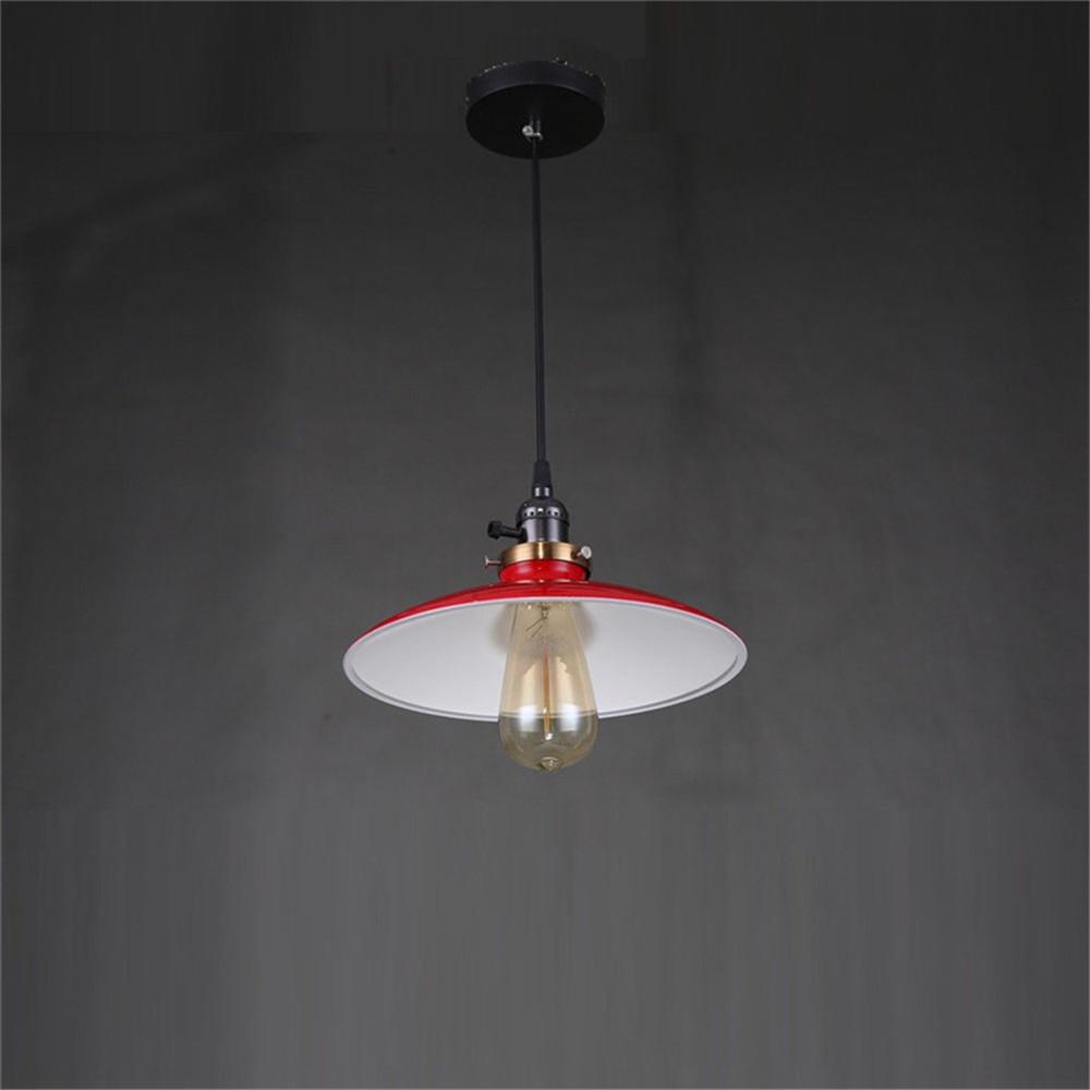 Zelus Vintage Retro Metalen Hanglamp met Kap