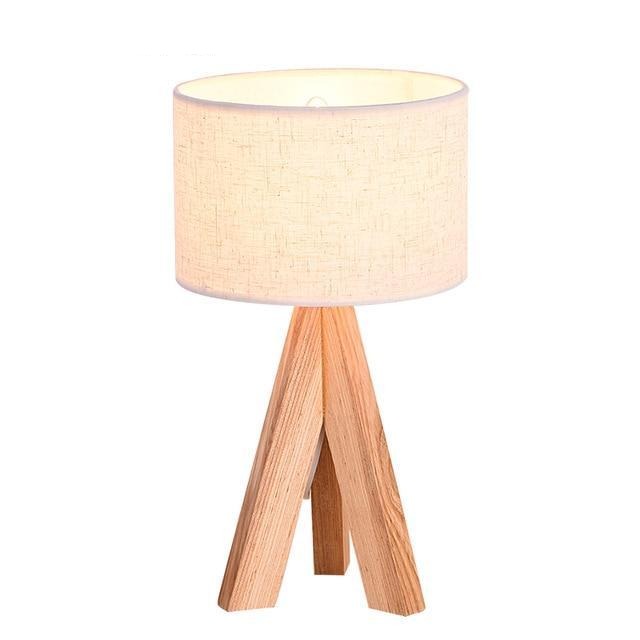 Lizbeth tafellamp met houten driepoot – productfoto 3