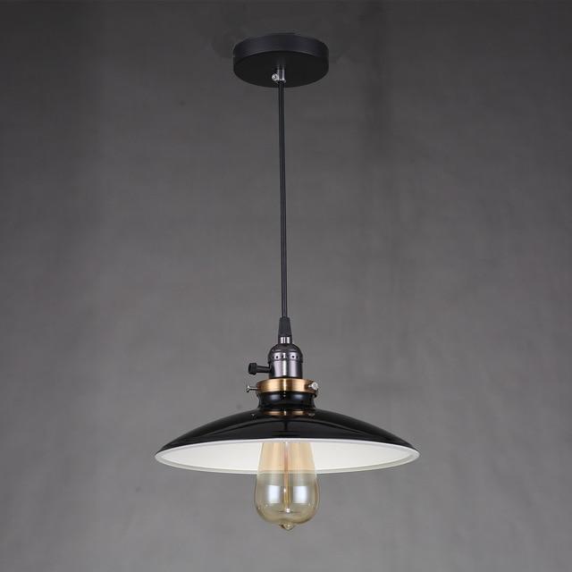 Zelus Vintage Retro Metalen Hanglamp met Kap