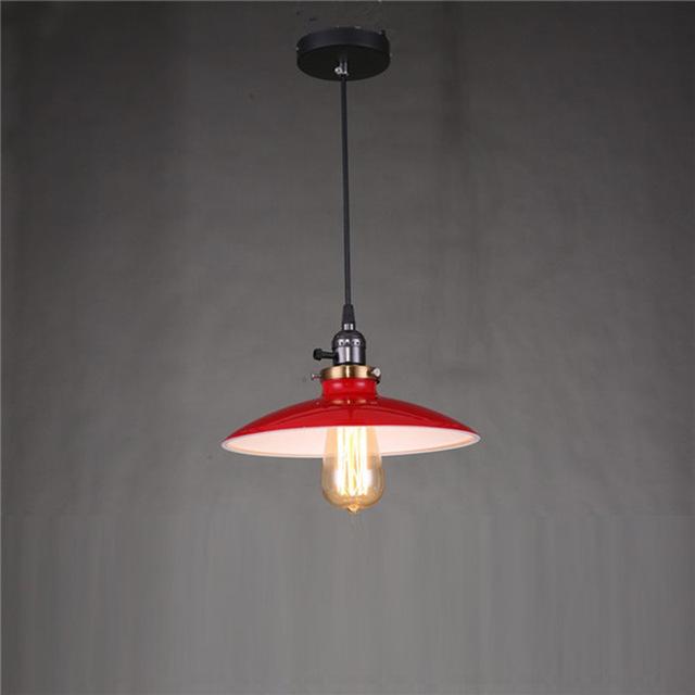 Zelus Vintage Retro Metalen Hanglamp met Kap