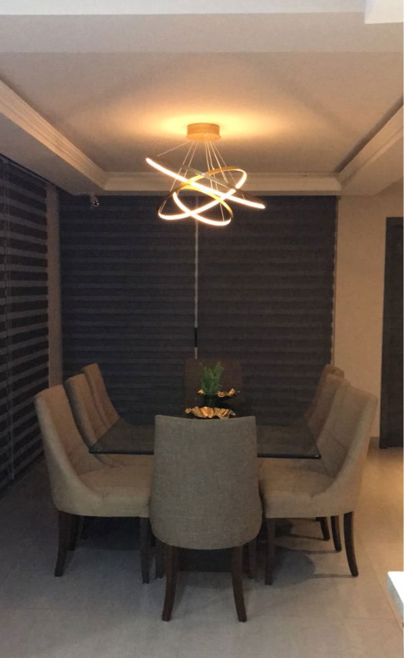 Moderne ronde ringkroonluchter – detailfoto 8