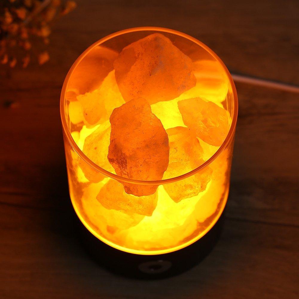 Modus Himalayazoutlamp met kleurlicht – productfoto 3