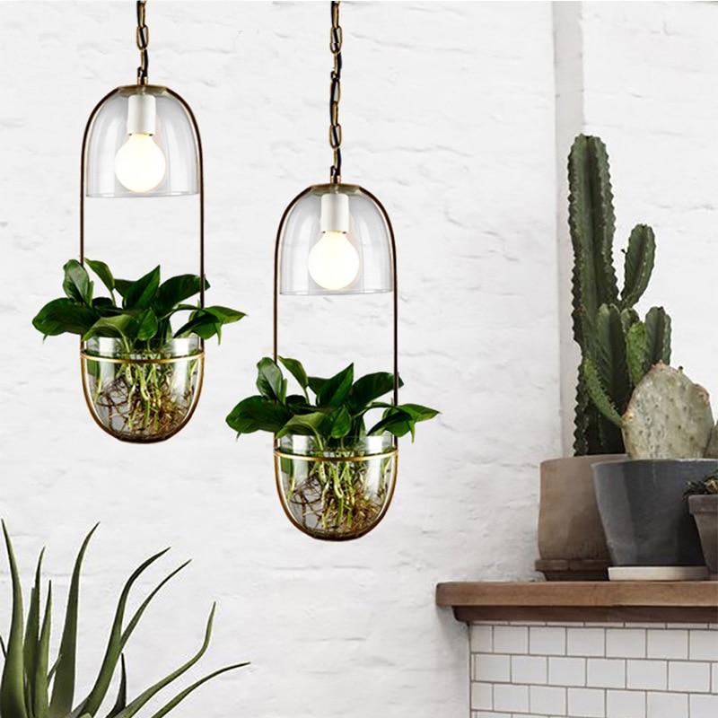 Lileas hanglamp met plantenhouder