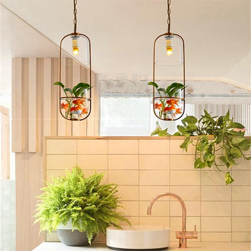 Lileas hanglamp met plantenhouder