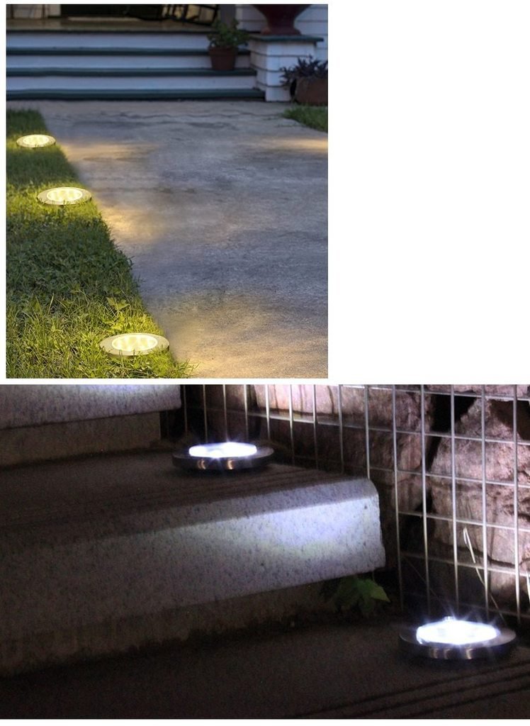 Callan Op zonne-energie werkende LED grondspot voor de tuin
