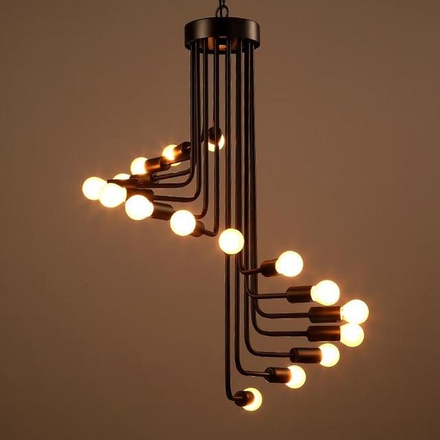 Ava – Moderne Scandinavische spiraalkroonluchter – detailfoto 9