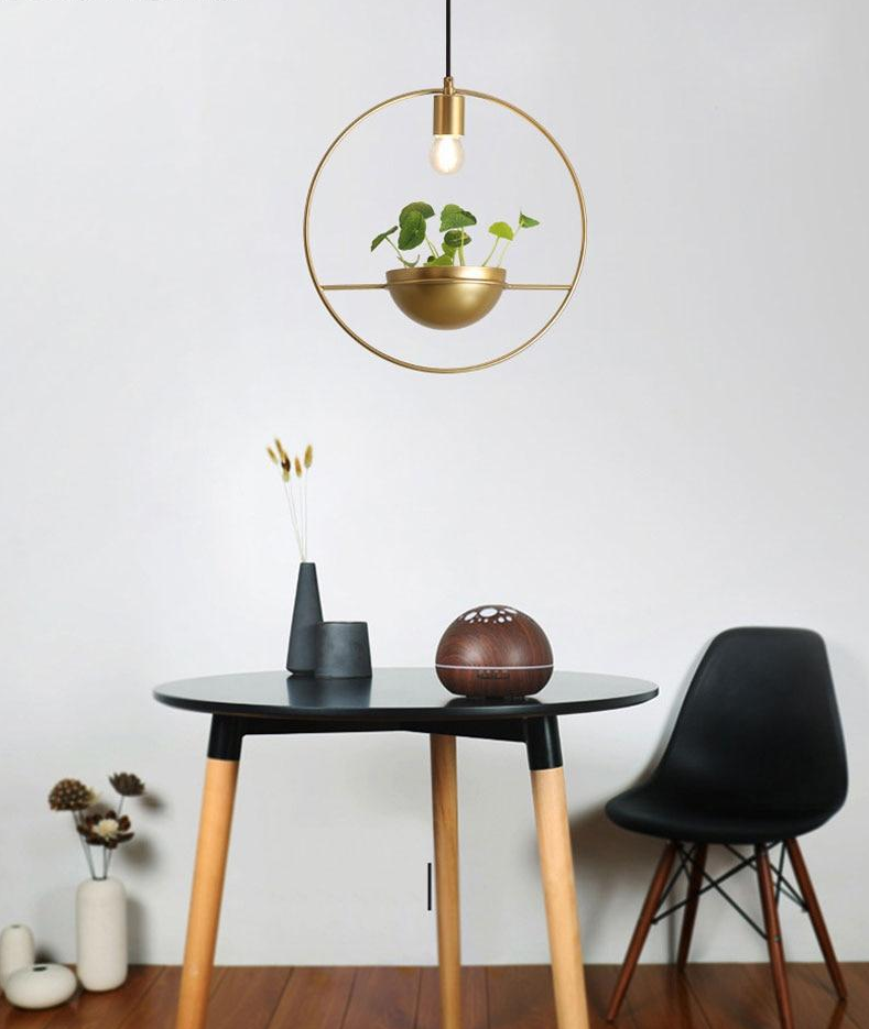 Althea Moderne Scandinavische hanglamp met plantenbak
