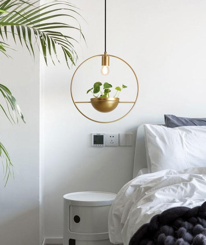 Althea Moderne Scandinavische hanglamp met plantenbak