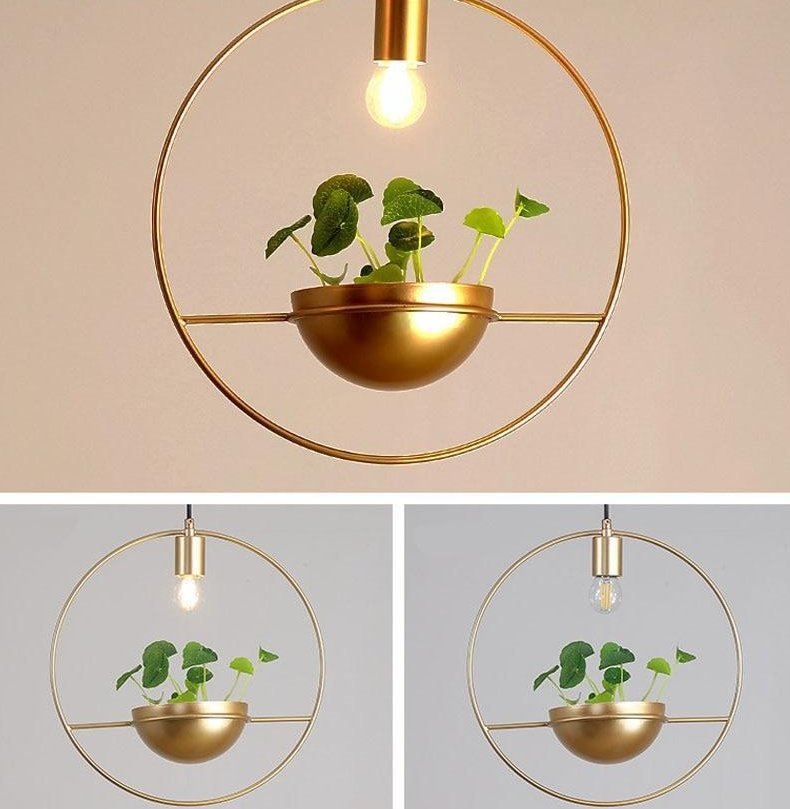 Althea Moderne Scandinavische hanglamp met plantenbak